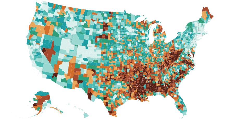 National county Bridge eligibility choropleth